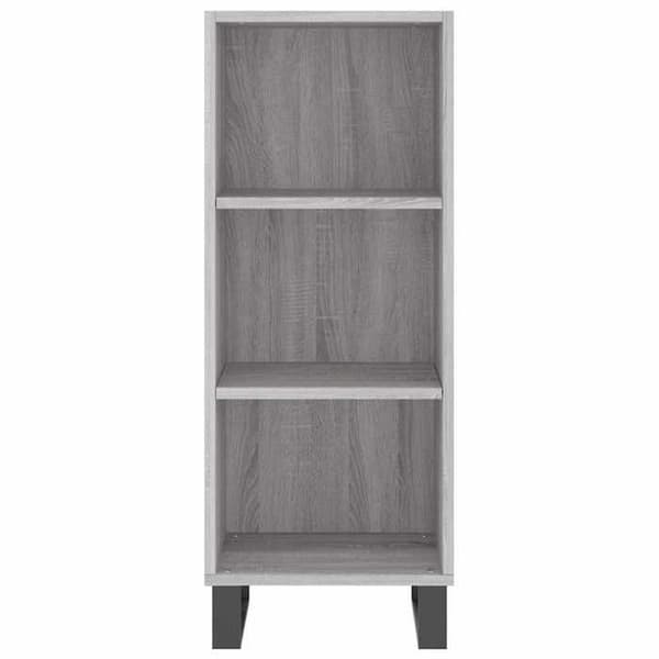 Maison Exclusive - Buffé Sonoma Grå 34,5x32,5x90 cm Ingenjörsträ