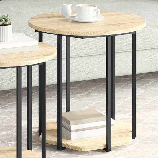 Maison Exclusive - Sæt af 2 sideborde Brun 50 x 50 x 50,5 cm brun