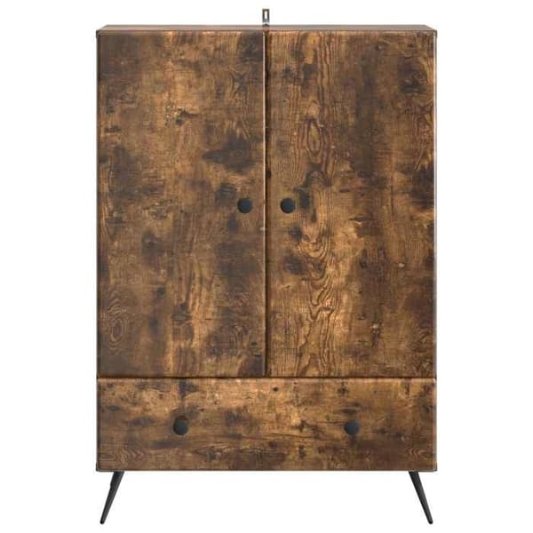 Maison Exclusive - Buffet Røget Eg 66 x 34,5 x 95 cm Ingeniørtræ