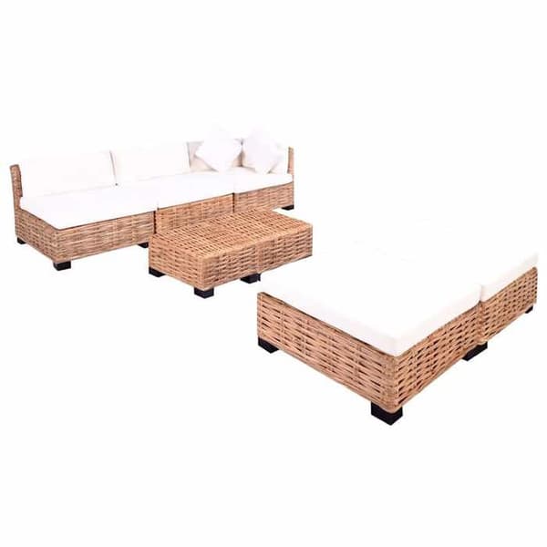 Maison Exclusive - 18 kpl luonnonrotinkisohvia brun