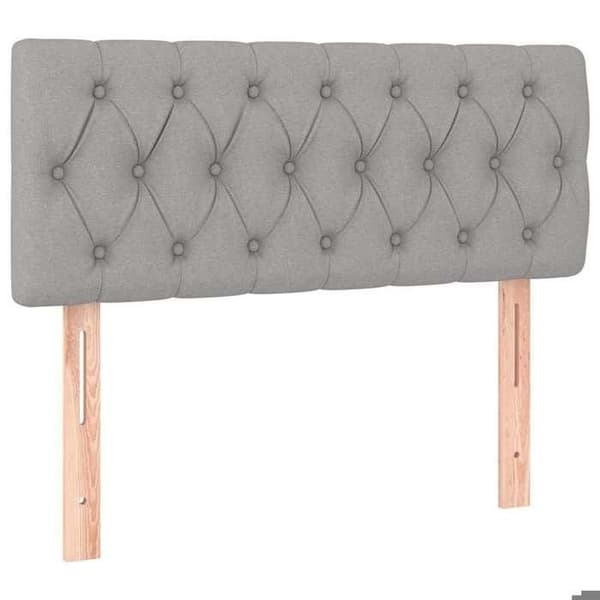 Maison Exclusive - Hovedgærde Lys grå 100x7x78/88 cm Stof