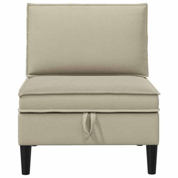 Maison Exclusive - Central sofa med opbevaring Sand Velour