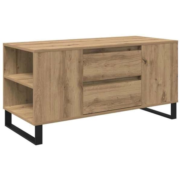 Maison Exclusive - Håndlavet egetræsbord 102 x 44,5 x 50 cm