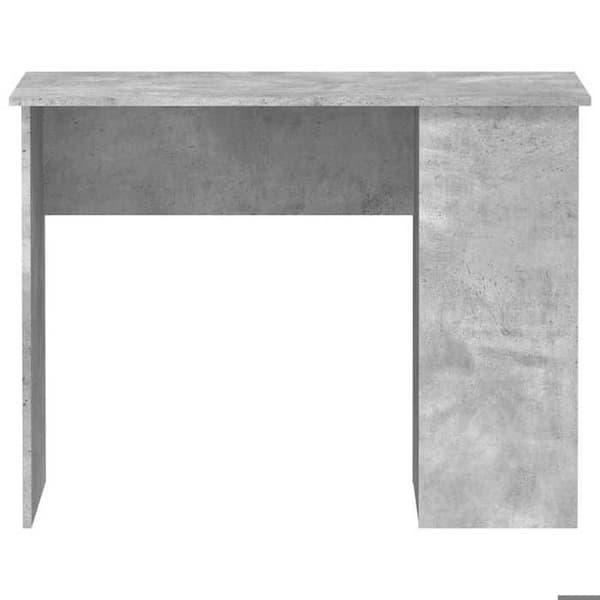 Maison Exclusive - Grå betongkontor 100x55x75 cm Ingenjörsträ