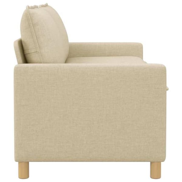 Maison Exclusive - Soffa Creme 156 x 81 x 87,5 cm Tyg