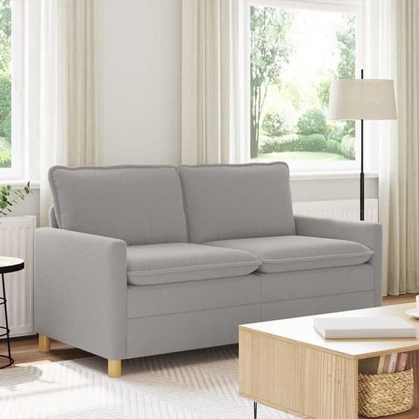 Maison Exclusive - Vaaleanharmaa sohva 156 x 81 x 87,5 cm Kangas