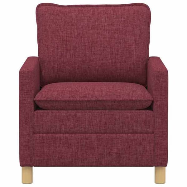 Maison Exclusive - Soffa Bordeaux 76 x 81 x 87,5 cm Tyg