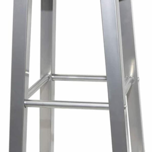 Maison Exclusive - Barstolar set om 4 silver och brunt MDF Silver och brunt