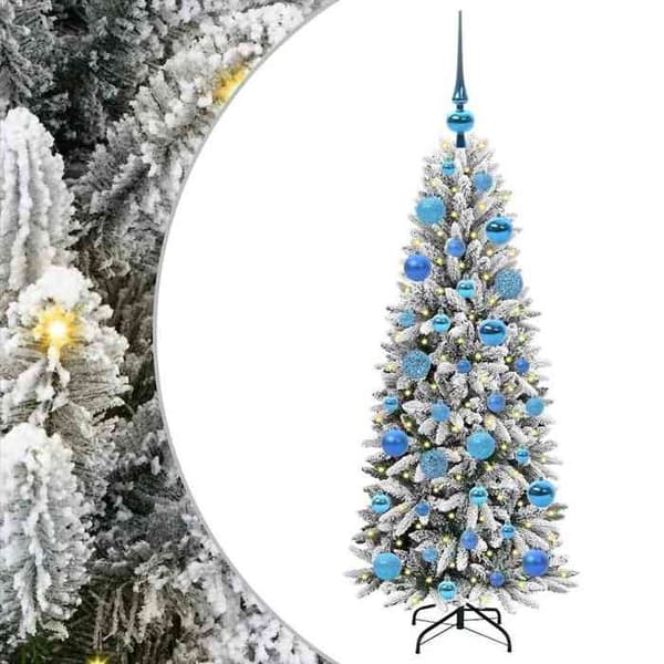 Maison Exclusive - Konstgjord Julgran Vit 120 cm Vit