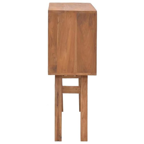 Maison Exclusive - Konsolbord 80x30x80 cm i solid teakträ
