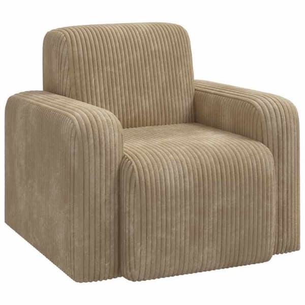 Maison Exclusive - Taupe samettinen nojatuoli
