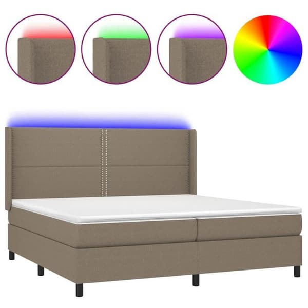Maison Exclusive - LED-jousipatja kangaspäädyllä