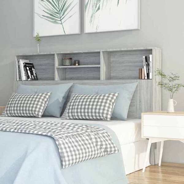Maison Exclusive - Sänggavel Sonoma grå 160x19x103,5 cm