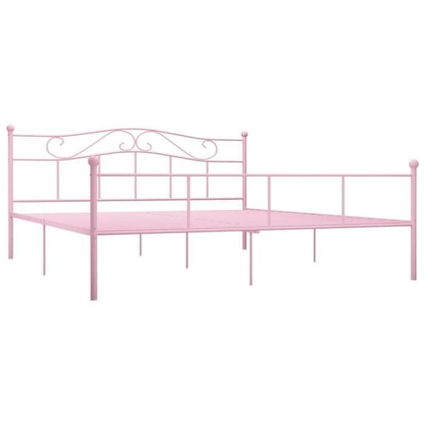 Maison Exclusive - Ruusukultainen sänky 200 x 200 cm