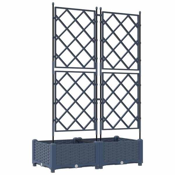 Puutarhatuoli - MAISON EXCLUSIVE - 2 kpl - Harmaa - PP (polypropeeni) - 80 x 40 x 125,5 cm Grå