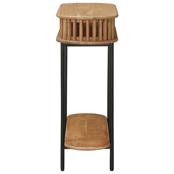 Maison Exclusive - Håndlavet sidebord Brun Teak 90 x 30 x 75 cm
