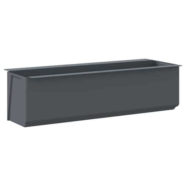 Maison Exclusive - Blomsterkasser til euro-paller 12 stk Grå 36x13,5x9,5cm PP Grå
