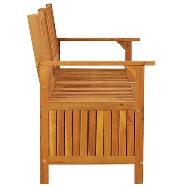 Maison Exclusive - Förvaringsbänk 148 cm Solid akaciaträ