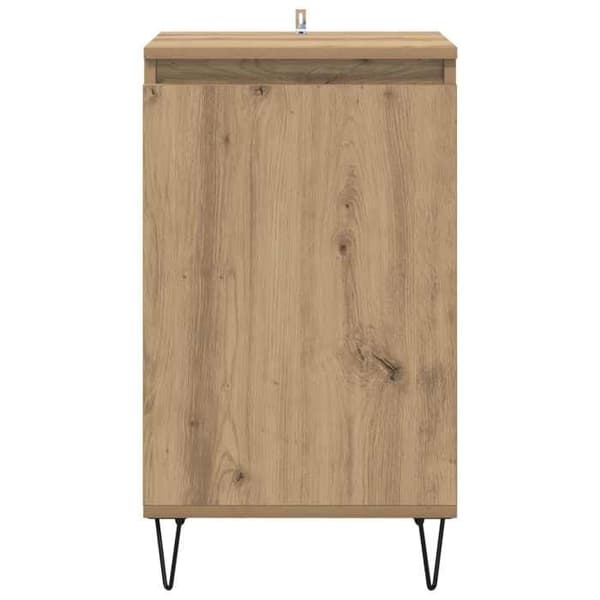 Buffet bas - EKSKLUSIVT HUS - Eg med trælook - Ingeniørtræ - 40×35×70 cm - Stor kapacitet