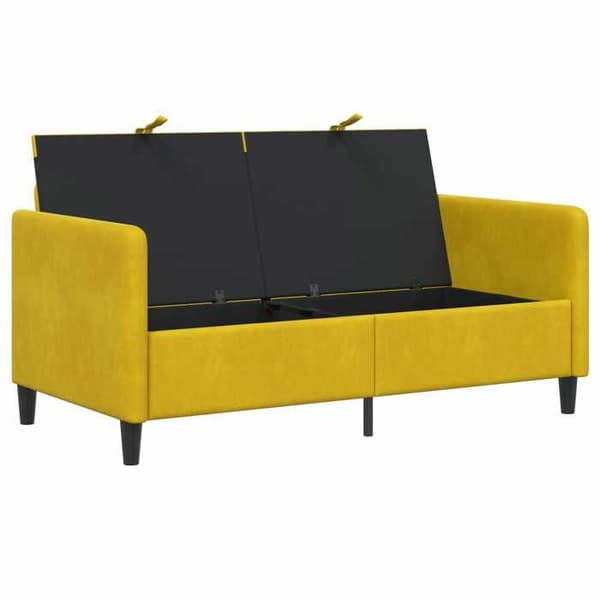 Maison Exclusive - Soffa med förvaring Gul 152 x 78 x 87 cm Polyester