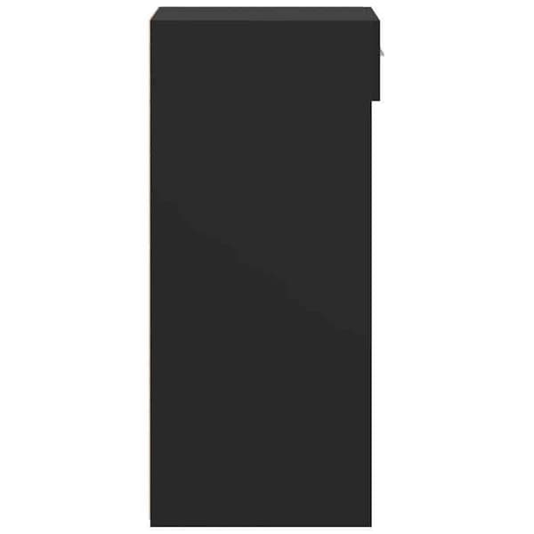 Maison Exclusive - Buffé svart 30x42,5x93 cm ingenjörsträ