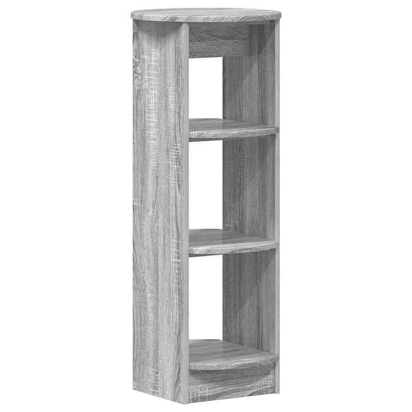 Maison Exclusive - Sonoma grå sidebord 40 x 40 x 100 cm Ingeniørtræ