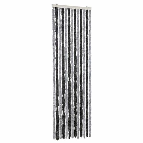 Maison Exclusive - Harmaa ja musta hyttysverkko 56x185 cm chenille