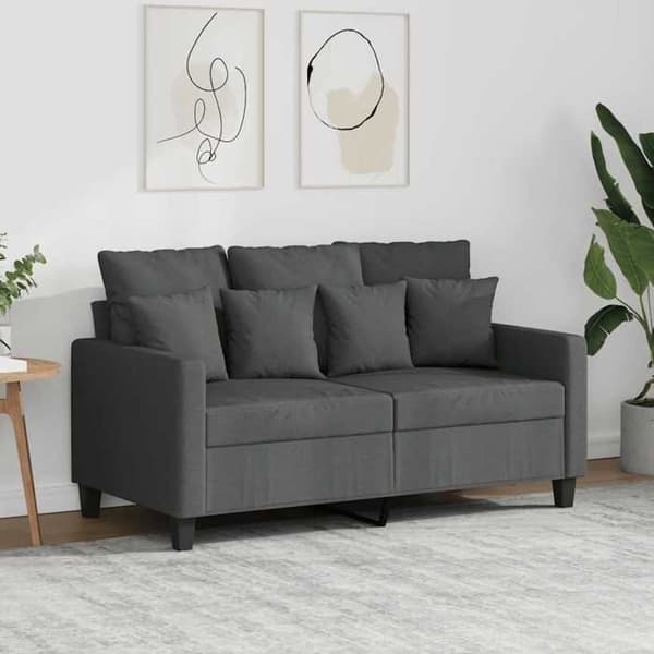 Maison Exclusive - 2-personers sofa i mørkegrå 120 cm stof
