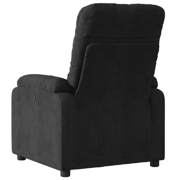Maison Exclusive - Sort mikrofiber lænestol med vippefunktion