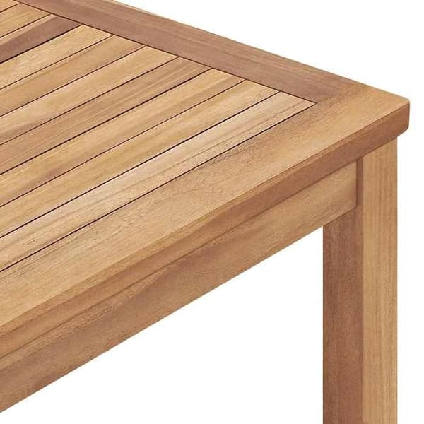 Maison Exclusive - Trädgårds matbord 160x80x77 cm i solid teakträ