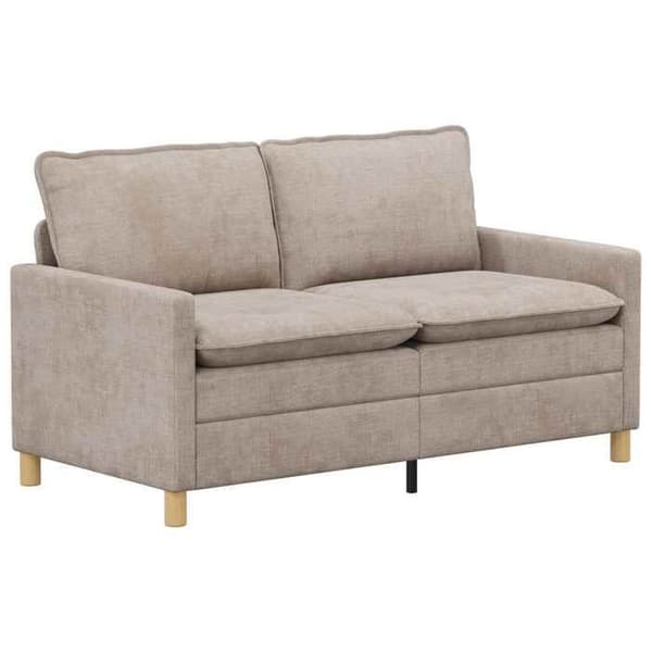 Maison Exclusive - Set med 2 soffor Beige Polyester