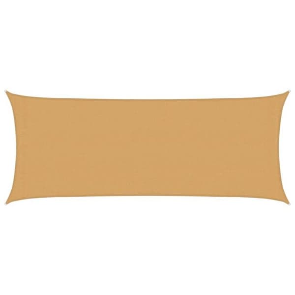 Maison Exclusive - Skygge-sejl 160 g/m² rektangulær sand 2x4,5 m PEHD