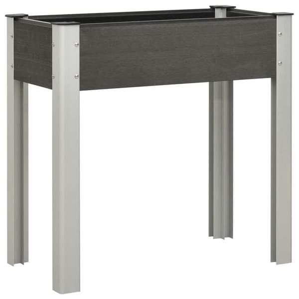Maison Exclusive - Hævet havebed 75x40x75 cm WPC Grå grå