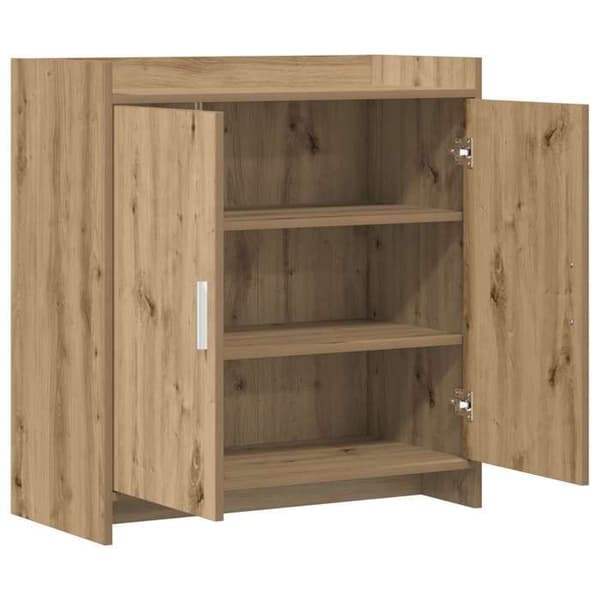 Maison Exclusive - Buffet i håndlavet egetræ 72 x 36 x 80 cm Ingeniørtræ