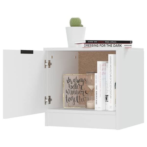 Maison Exclusive - Sängbord 2 st Vit 40x39x40 cm Vit