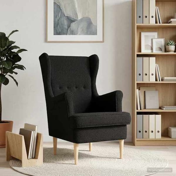Maison Exclusive - Musta Bouclé Tuoli