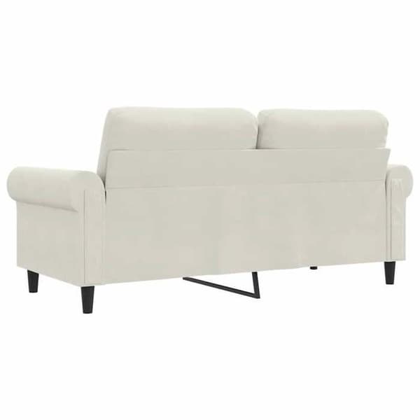 Maison Exclusive - 2-personers sofa Creme 140 cm Velour