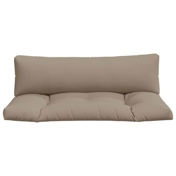Maison Exclusive - Pallet puder sæt af 2 taupe stof Mol
