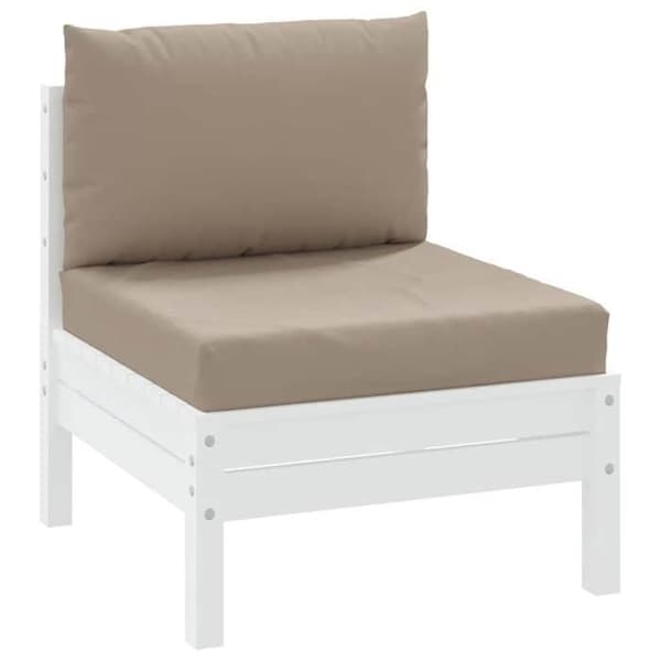 Maison Exclusive - Pallet puder sæt af 2 taupe oxford stof