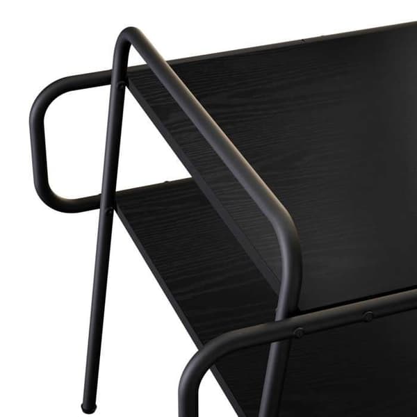 Maison Exclusive - Sofabord Eg sort 60 x 30 x 51 cm Ingeniørtræ
