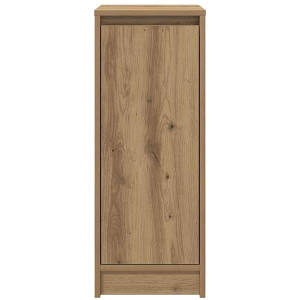 Maison Exclusive - Håndlavet skoskab i egetræ 29,5x34x76 cm