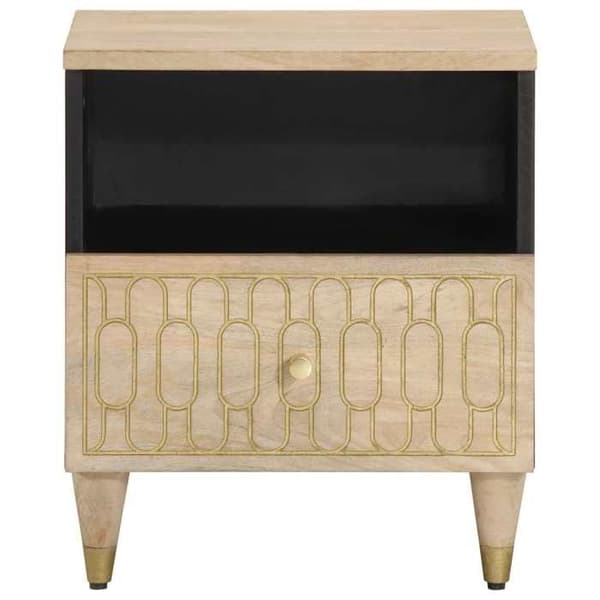Maison Exclusive - Sängbord 2 st 40x33x46 cm Solid mangoträ
