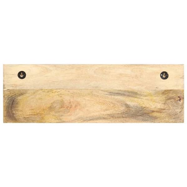 Maison Exclusive - Væghængt tøjstativ 60x15x20 cm Solid rå mangotræ