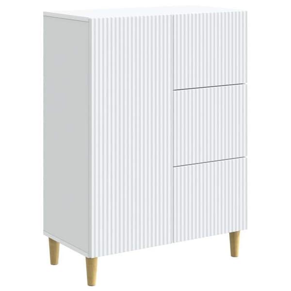 Maison Exclusive - Buffet Hvid 66 x 34,5 x 90 cm Ingeniørtræ Vit