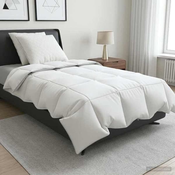 Peitto-setti - MAISON EXCLUSIVE - FULDA - 90% hanhenuntuva - 100% puuvilla - 155x220 cm