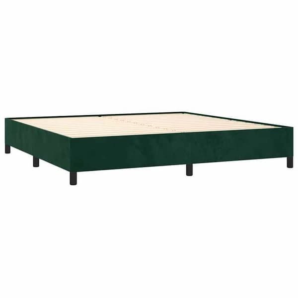 Maison Exclusive - Patja ilman runkoa tummanvihreä 200x200 cm sametti