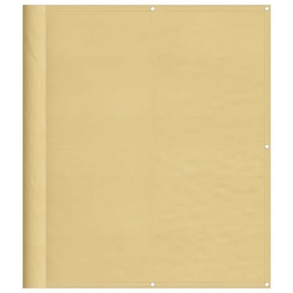 Maison Exclusive - Balkon skærm sand 120x600 cm 100% polyester oxford Sand