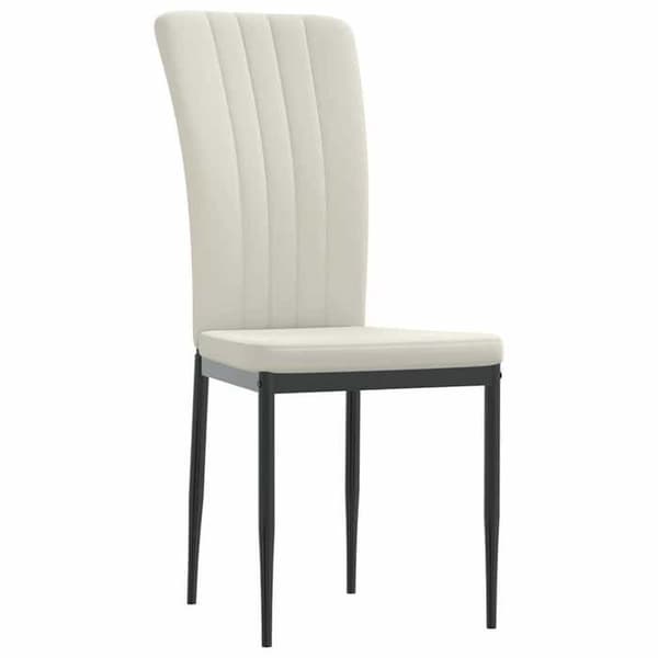 Maison Exclusive - Matstolar set om 2 Creme Sammet