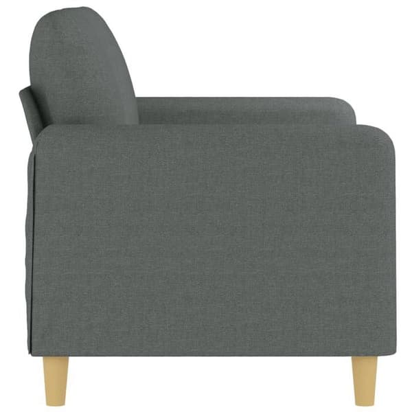 Maison Exclusive - Soffa 2-sits Grå mörk 120 cm Tyg