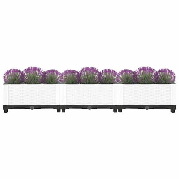 Maison Exclusive - Hög säng 120x40x23 cm Polypropylen Vit
